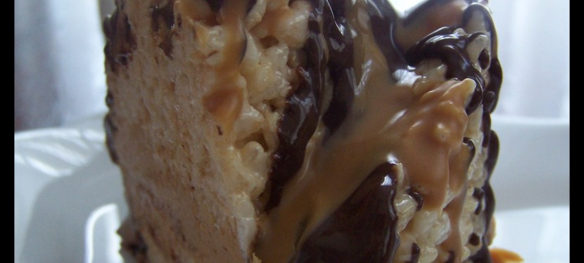 Krispy, Peanut Butter, & Chocolate No Bake Treat: Perfect Fat Tuesday Fix!