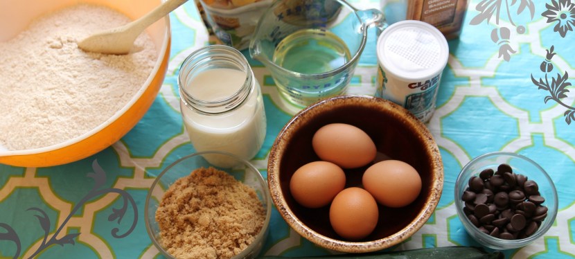 Zucchini, dark chocolate, and fig bread!