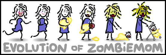 Evolution of a zombi mom