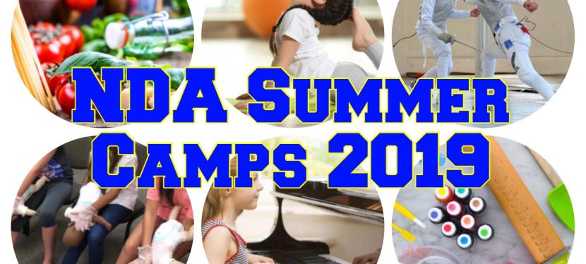 NDA Summer Camps 2019 (Early Bird&nbsp;Registration)
