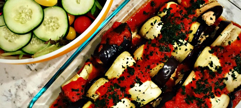 Low-Carb Eggplant Roll-Ups