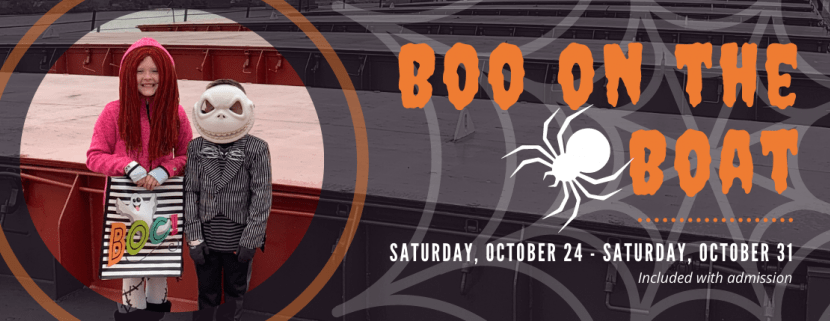 “Boo on the Boat” on the Schoonmaker Museum Ship (formerly Boyer)