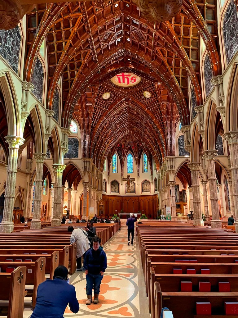 I took my youngest on a weekend and we attended Mass at Holy Name in Chicago and I arrived home to take those who had not attended 